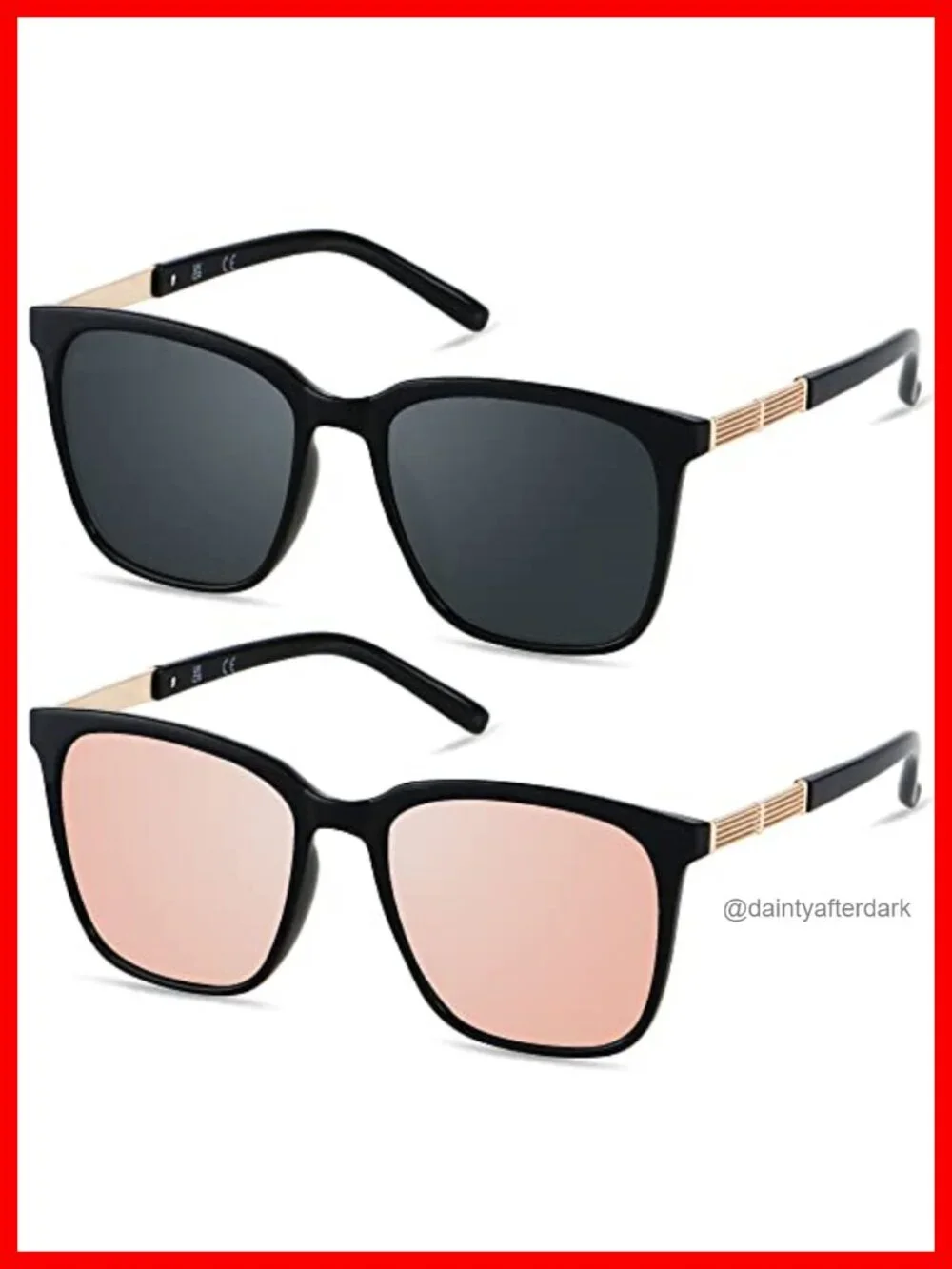 Oversized Square Sunglasses for Women UV Protection Mirror Lens Large Shades